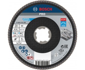 BOSCH Tarcza listkowa PRO X571, kątowa, 125 mm, G60, X-Lock 2608619202