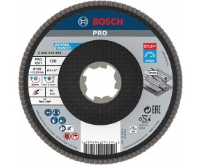 BOSCH Tarcza listkowa PRO X571, kątowa, 125 mm, G120, X-Lock 2608619204