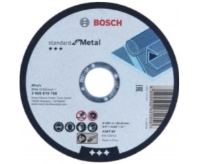 BOSCH Standard for Metal Straight Cutting Disc 125 mm, 22.23 mm 2608619768