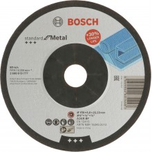 BOSCH Korundowa tarcza szlifierska PRO Metal, 150 × 6 × 22,23 mm 2608619777