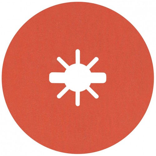 BOSCH X-LOCK Prisma Ceramic Fibrowa tarcza, R782 Inox, 115x22,23mm, 60, 25sztuk 2608621821