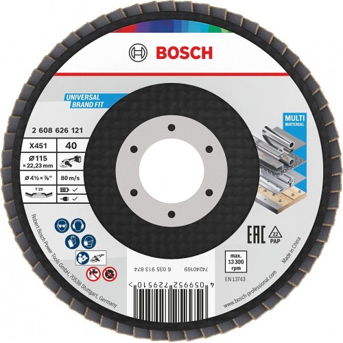 BOSCH Tarcza listkowa X451, 115 x 22,23 mm, G40, T29 2608626121