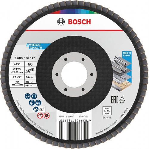 BOSCH Tarcza listkowa X451, 125 × 22,23 mm, G60, T27 2608626147