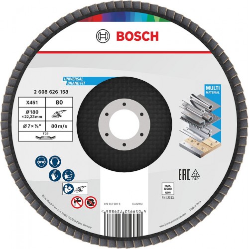 BOSCH Tarcza listkowa X451, 180 × 22,23 mm, G80, T29 2608626158