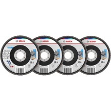 BOSCH Zestaw tarcz listkowych X451, 125x22,23 mm, G40; 60; 80; 120, T29 2608626160