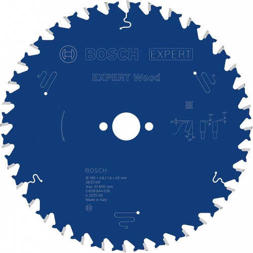 BOSCH Tarcza pilarska Expert for Wood 180 × 2,6/1,6 × 30 mm, T24 2608644032