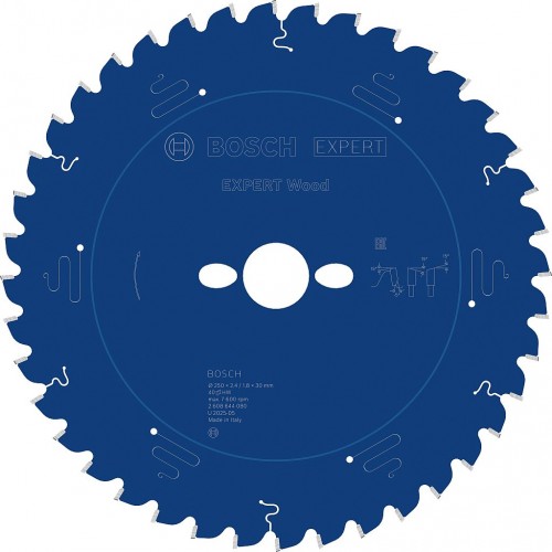 BOSCH Tarcza pilarska Expert for Wood 250 x 30 x 2,4 mm, 40 2608644080