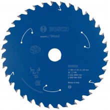 BOSCH Tarcza do pilarki bezprzewodowej Expert for Wood 165×1,5/1×20 T36 2608644508