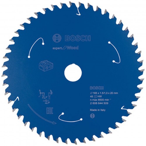 BOSCH Ostrze do piły tarczowej bezprzewodowej Expert for Wood 165x20x1,5/1x48T 2608644509