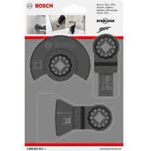 BOSCH 3-częściowy zestaw do płytek AIZ 20 AB (1x); ATZ 52 SC (1x); ACZ 85 LMT 2608662342