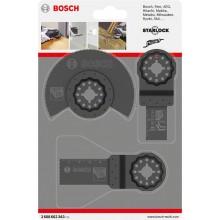 Bosch StarLock 3 częściowy zestaw do narzędzia wielofunkcyjnego 2608662343