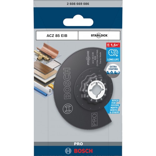BOSCH Brzeszczot wielofunkcyjny PRO ACZ 85 EIB, 85 mm 2608669086 BOSCH Brzeszczot wielofunkcyjny PRO ACZ 85 EIB, 85 mm 2608669086