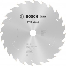 BOSCH Tarcza pilarska PRO Wood cordless 165x15,875x1,5/1,0x24T 2608837681