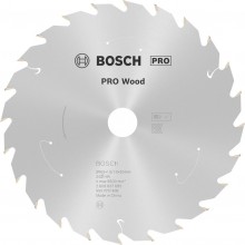 BOSCH Tarcza pilarska PRO Wood cordless 165x20x1,5/1,0x24T 2608837685