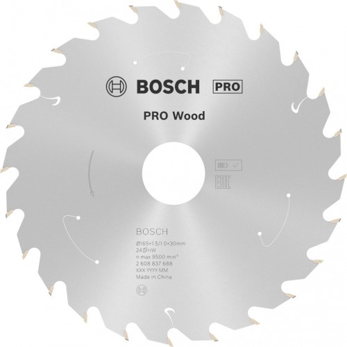 BOSCH Tarcza pilarska PRO Wood cordless 165x30x1,5/1,0x24T 2608837688