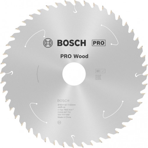 BOSCH Tarcza pilarska PRO Wood cordless 190x30/20x1,6/1,1x48T 2608837710