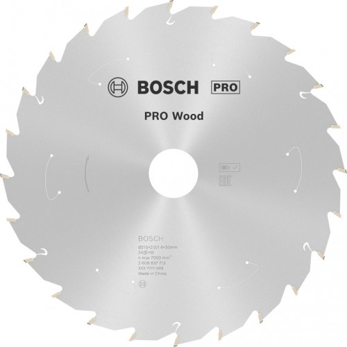 BOSCH Tarcza pilarska PRO Wood cordless 210x30x1,7/1,2x24T 2608837713