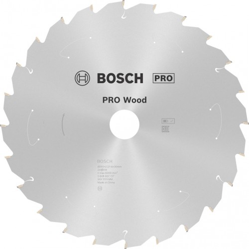 BOSCH Tarcza pilarska PRO Wood cordless 250x30x2,2/1,6x24T 2608837727