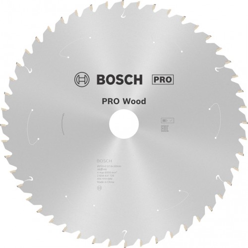 BOSCH Tarcza pilarska PRO Wood cordless 250x30x2,2/1,6x48T 2608837728