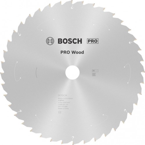 BOSCH Tarcza pilarska PRO Wood cordless 305x30x2,2/1,6x40T 2608837741