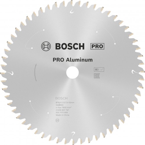 BOSCH PRO Aluminium cordless Circular Saw Blade, 184 x 2 x 16 mm 2608837767