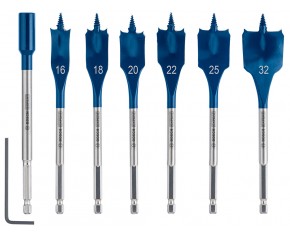 BOSCH Zestawy wierteł łopatkowych EXPERT Self Cut Speed, 7 szt. 2608900334