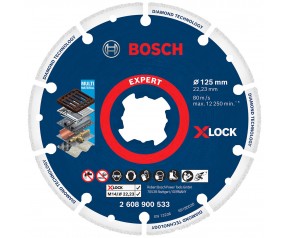 BOSCH Tarcza tnąca EXPERT Diamond Metal Wheel X-LOCK 125 x 22,23 mm 2608900533