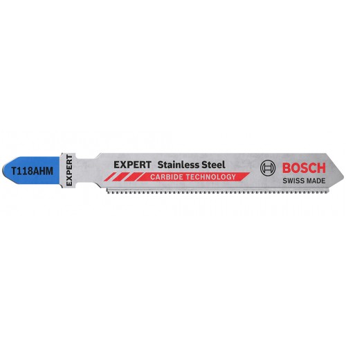 BOSCH Brzeszczot do wyrzynarek T 118 AHM EXPERT 'Stainless Steel' 3 szt. 2608900561