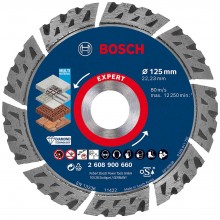 BOSCH Diamentowa tarcza tnąca EXPERT MultiMaterial 125 x 22,23 x 2,2 x 12 mm 2608900660