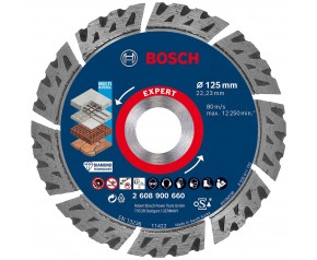 BOSCH Diamentowa tarcza tnąca EXPERT MultiMaterial 125 x 22,23 x 2,2 x 12 mm 2608900660