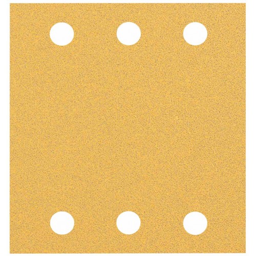 BOSCH Papier ścierny EXPERT C470 z 6 otworami, 115 x 107 mm, G 80 10 szt. 2608900892