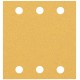 BOSCH Papier ścierny EXPERT C470 z 6 otworami, 115 x 107 mm, G 80 10 szt. 2608900892