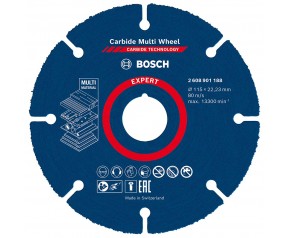 BOSCH Tarcze tnące EXPERT Carbide Multi Wheel 115 mm, 22,23 mm 2608901188