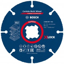 BOSCH Tarcza tnąca EXPERT Carbide Multi Wheel X-LOCK 115 mm, 22,23 mm 2608901192