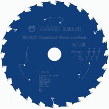 BOSCH Tarcza pilarska EXPERT Construct Wood cordless, 160×1,6 / 1×20 mm, T24 2608902209