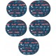 BOSCH Zestaw krążków ściernych j EXPERT O780 Foil, 125 mm,G60/G80/G120/G180/G240 260890242