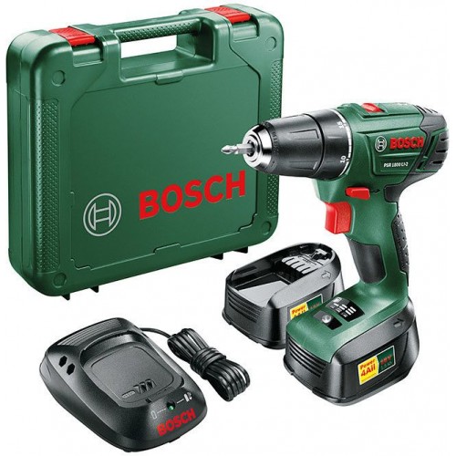BOSCH PSR 1800 LI-2 Wkrętarka akumulatorowa (2x Aku) 06039A3121