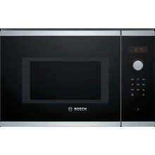 Bosch Seria 4 Kuchenka mikrofalowa do zabudowy 59 x 38 cm Stal szlachetna BFL553MS0