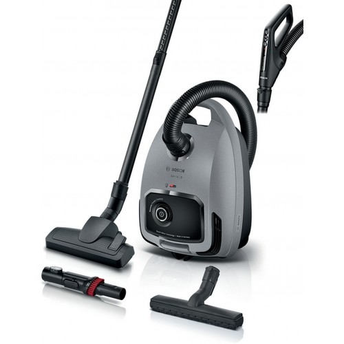 Bosch Serie 6 Odkurzacz workowy, Metallic Grey BGB6X330