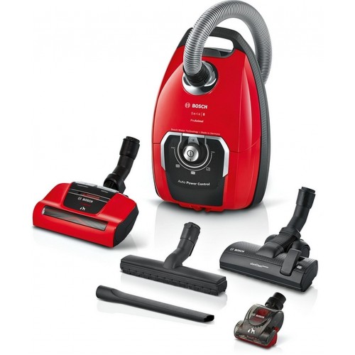 Bosch Serie 8 Odkurzacz workowy ProAnimal, Czerwony BGB8PET1