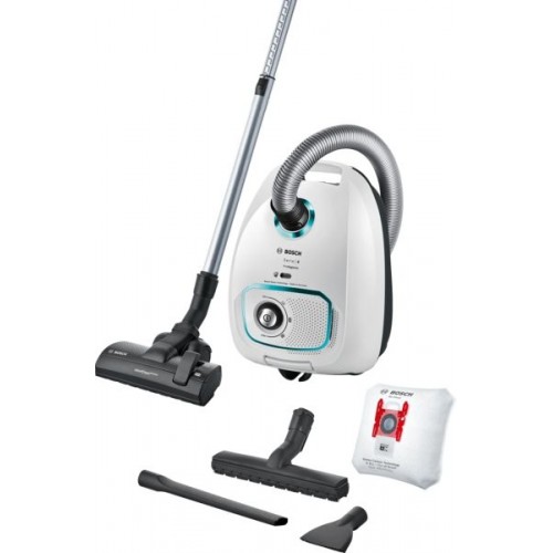 Bosch Serie 4 Odkurzacz workowy ProHygienic Biały BGLS4HYG2