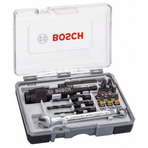 BOSCH 20-częściowe końcówki wkrętakowe Drill&Drive 2V1 2607002786