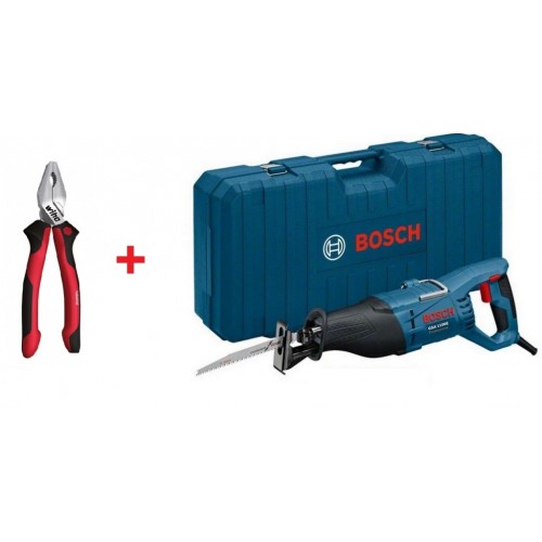 BOSCH GSA 1100 E Piła szablasta + kombinerki Wiha, 0615990K32