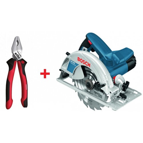 BOSCH GKS 190 Professional Pilarka tarczowa + kombinerki WIHA 0615990K33