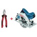 BOSCH GKS 190 Professional Pilarka tarczowa + kombinerki WIHA 0615990K33