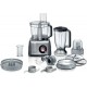 Bosch Food processor MultiTalent 8 1250 W Czarny, Szczotkowana stal MC812M844