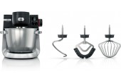 Bosch Serie 6 Robot kuchenny z wbudowaną wagą 1600 W Czarny, Szczotkowana stal MUMS6ZS00