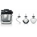 Bosch Serie 6 Robot kuchenny z wbudowaną wagą 1600 W Czarny, Szczotkowana stal MUMS6ZS00