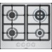 Bosch Serie 4 Płyta gazowa 60 cm Stal szlachetna PGH6B5K90