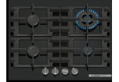 Bosch Serie 4 Płyta gazowa 60 cm Szkło hartowane, Czarny PNH6B6K40